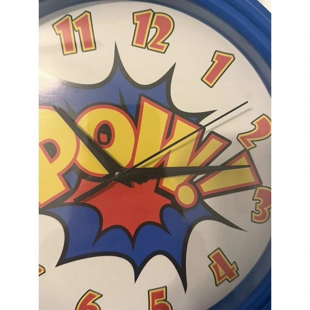 POW Comic Book Pop Art Wall Clock 12